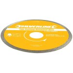 Disque diamant  trononner le carrelage 100 x 22, 2 mm silverline 571499