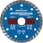 Silverline - disque diamant tres fin scie a carrelage 110x20x7x1. 6 pour coupe sec et eau