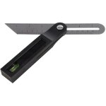 Fausse équerre à coulisse avec niveau à bulle 200 mm silverline 460000 Fausse équerre à coulisse avec niveau à bulle 200 mm silverline 460000
