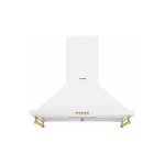 Silverline - hotte vintage murale osiris blanc mat 90 cm