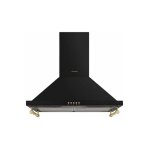 Silverline - hotte vintage murale osiris noir mat 60 cm