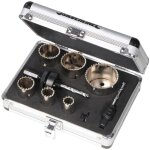 Coffret 11pices scies - cloches diamantes 19 - 57 mm silverline 868779