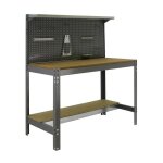 Simonrack - simon rack - kit etabli 1440x1200x600mm charge 600kg - simonwork bt3 1200 gris / bois