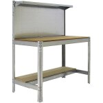 Simonrack - kit etabli 1440x1500x600mm charge 600kg - simonwork bt3 1500 galva / bois