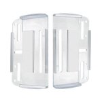 Hp autozubehr - simple - fix support de plaque d'immatriculation transparent (l x l x h) 12 x 6. 5 x ...