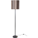 Simplo shade - lampadaire avec abat - jour - 1 lumi�re - h 185 cm - noir et or - classique / antique, ...