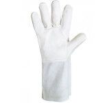 Gant cuir singer paume fleur bovin, dos cro�te, manchette cro�te 15 cm - taille 10 - 51gs15