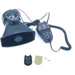 Sir�ne de voiture 7 tons 12v 100w sir�ne de police amplificateur alarme voiture avec micro, klaxon de ...