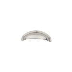 Siro - poign�e coquille sella - hauteur : 31 mm - entraxe : 64 mm - d�cor : nickel� brillant - longueur ...