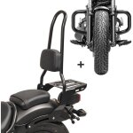 Sissybar set pour honda rebel 500 17 - 25 + pare carter craftride rh8 - 4