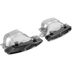 Sjlerst - 2 embouts d'chappement quad en acier inoxydable pour mercedesamg a45 w176 cla45 c117 20132018 ...