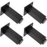 Sjlerst 4 pi�ces en alliage d'aluminium pieds r�glables canap� - lit pied jambes support pour placard ...