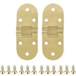 Sjlerst 8030mm cuivre m�tal bord rond machine coudre table pliante meubles flip plateau charni�re