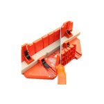 Sjlerst - boîte à onglets en plastique, boite à coupe pour onglets avec compartiment de scie boîte de ... Sjlerst - boîte à onglets en plastique, boite à coupe pour onglets avec compartiment de scie boîte de ...