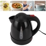 Sjlerst - bouilloire lectrique 150 w 1 l black road chaudire  eau chaude doublure en acier inoxydable ...