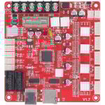 Carte m�re d'imprimante 3d avec bonne dissipation de chaleur, carte principale int�gr�e avec interface ...