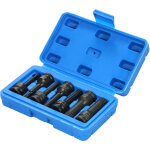 Sjlerst coffret de douilles � impact 3 / 8  (7 pi�ces, tailles m�triques : 5 mm, 6 mm, 7 mm, 8 mm, 10 ...