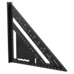 Sjlerst equerre menuisier multifonctions 7 pouces, triangle m�tal aluminium r�gle �querre trusquin guide ...