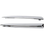 Sjlerst garniture chrom�e de moulage sup�rieur de pare - chocs avant de voiture, remplacement 735455041 ...
