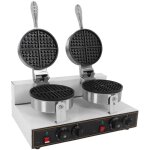 Sjlerst - gaufrier double 2400w, chauffage rapide revtement antiadhsif poigne isole gaufrier professionnel ...