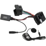 Sjlerst harnais de fil complet pour autoradio rd4, 40 broches, microphone bluetooth, adaptateur de cble ...