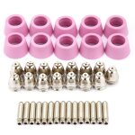 Jeffergarden 40 pice / ensemble ag60 sg55 coupeur plasma torche de dcoupe consommables buses d'lectrode ...
