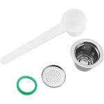 Sjlerst - jeffergarden capsule de caf rutilisable rechargeable en acier inoxydable compatible avec ...
