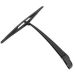 Sjlerst jeu de balais de bras d'essuie - glace arri�re accessoire de voiture noir caoutchouc abs pour ...