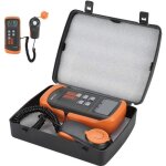 Sjlerst - luxm�tre num�rique, handheld split type 0 - 200, 000 lux mesureur de temp�rature ambiante avec ...