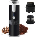 Sjlerst - machine  caf expresso lectrique portable 170 ml, batterie rechargeable 1200 mah pour camping, ...