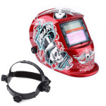 Sjlerst - masque de soudage cr�ne � mise au point variable sombre avec filtre lcd � assombrissement automatiqu ...