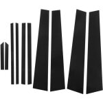 Noir brillant porte fen�tre pilier poteau couverture garniture autocollant voiture accessoires remplacement ...