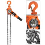 Sjlerst - palan  chane orange 0. 75t, systme de poulie  levier  cliquet robuste pour un levage sr ...