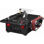 Sjlerst - mini scie circulaire sur table avec ponceuse  courroie et 4 lames, 200w, vitesse rglable, ...