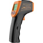 Sjlerst thermomètre infrarouge, pistolet de température sans contact laser - 50°600? emissivité réglable ... Sjlerst thermomètre infrarouge, pistolet de température sans contact laser - 50°600? emissivité réglable ...