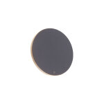 Skyf - led applique murale - 1 lumi�re - � 16. 5 cm - gris fonc� - moderne, design - �clairage ext�rieur ...