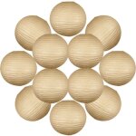 12x lanterne papier 50 cm sable - suspension boule papier 50 cm type lanterne japonaise pour decoration ...
