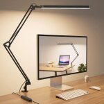 Skyleo lampe de bureau led - lampe architecte 1300lm - 5 modes de couleur x 11 niveaux de luminosit� ...