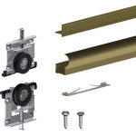 Slid'up by mantion - kit pour 1 porte de placard suppl�mentaire slid'up 230 19 mm - bronze