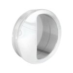 Slid'up by mantion - poignée cuvette ronde diamètre 55 mm - plastique blanc Slid'up by mantion - poignée cuvette ronde diamètre 55 mm - plastique blanc