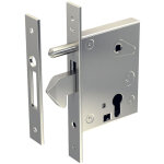 Slid'up by mantion ? serrure de portail � crochet � encastrer ? axe 60 mm ? carr� 8 mm ? g�che et cylindre ...