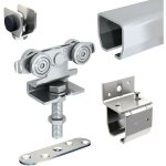 Slid'up by mantion - syst�me coulissant slid'up 2000 pour 1 porte ext�rieure 27 mm max - rail 1, 95 m ...