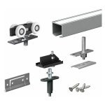 Slid'up by mantion - syst�me coulissant pliant slid'up 150 pour porte de s�paration 2 panneaux - rail ...