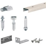 Slid'up by mantion - systme coulissant pliant slid'up 200 pour porte de placard 2 panneaux - rail 756 ...