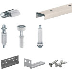 Slid'up by mantion - systme coulissant pliant slid'up 200 pour porte de placard 2 panneaux - rail 908 ...