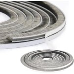 Sliding door brush seal, 5 m (l) x 9 mm (w) x 23 mm (d) brush seal adhesive brush seal self - adhesive ...
