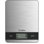 Slim steel - balance de cuisine lectronique, grand cran lcd, plateau inox, design ultra slim, capacit ...