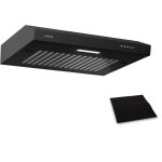 Slimvent hotte aspirante, 60 cm hotte de cuisine gain de place, 200 m� / h, �nergie a + , silencieuse ...