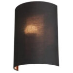 Slv - abat - jour fenda abat jour demi - cercle int�rieur noir et cuivre 1001274