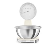 Smeg balance de cuisine 5 kg cr�me brillant - ann�es 50 - ksf01crww
